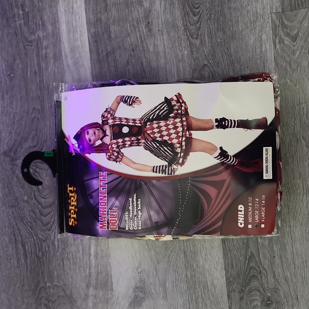 Brand-New Marionette Doll Halloween Costume Circus Clown